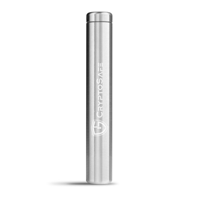 CryptoSafe Capsule steel seed phrase backup