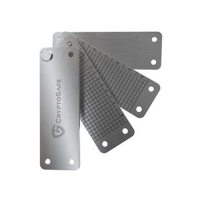 CryptoSafe Bank steel seed phrase backup