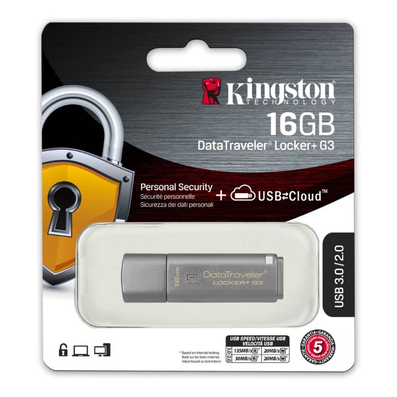 Kingston DataTraveler Locker+ G3