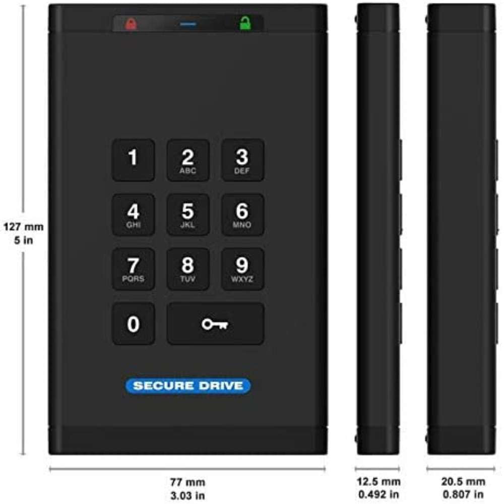 SecureData SecureDrive KP 1TB