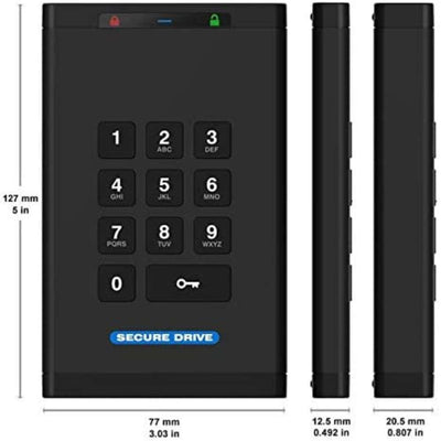 SecureData SecureDrive KP 1TB