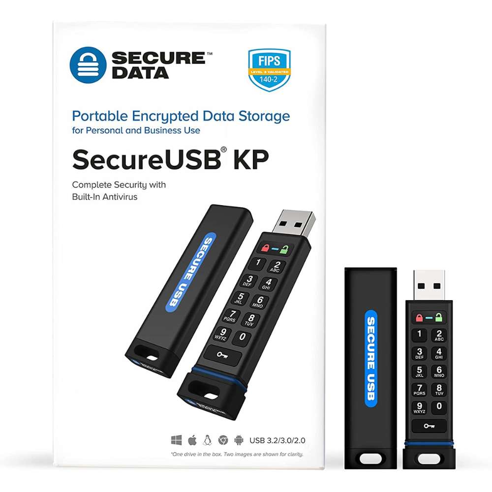 SecureData SecureUSB KP 128GB